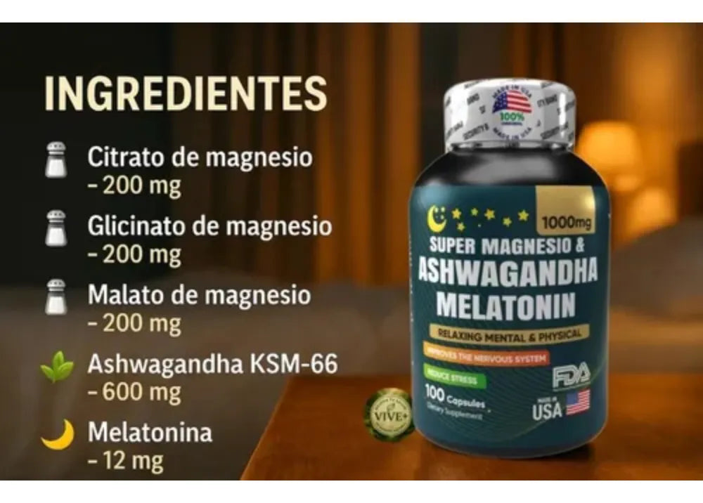 Super Magnesio Ashwagandha X2